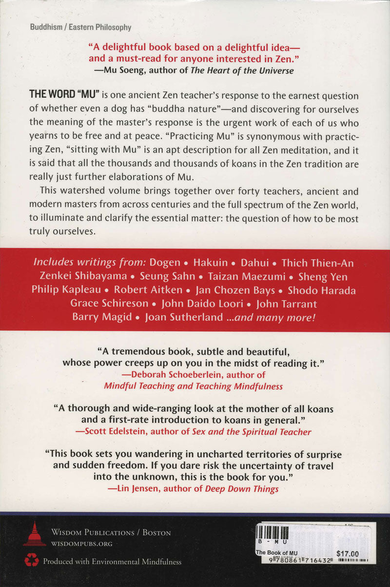 The Book of Mu: Essential Writings on Zen's Most Important Koan、mySite、topwebapps