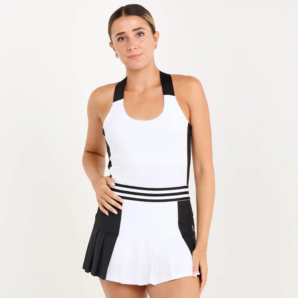 Sofibella Women's Monochrome 14 High Waist Skirt - White/Black