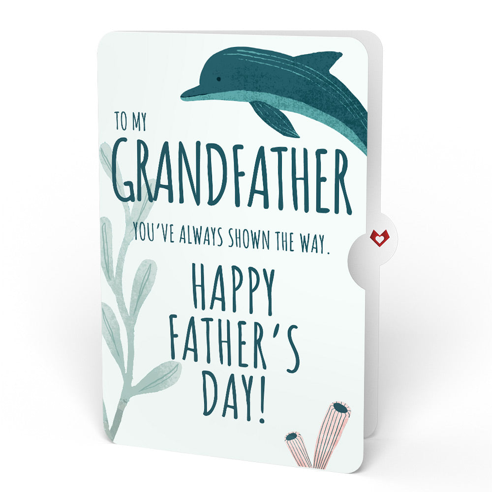 Playful Dolphins Father’s Day Pop-Up Card and Sentiment Set for Grandfather、mySite、solidvoid