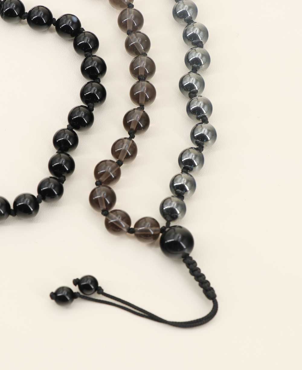 Protection and Centering Gemstones Knotted 108 Beads Meditation Mala、mySite、topwebapps