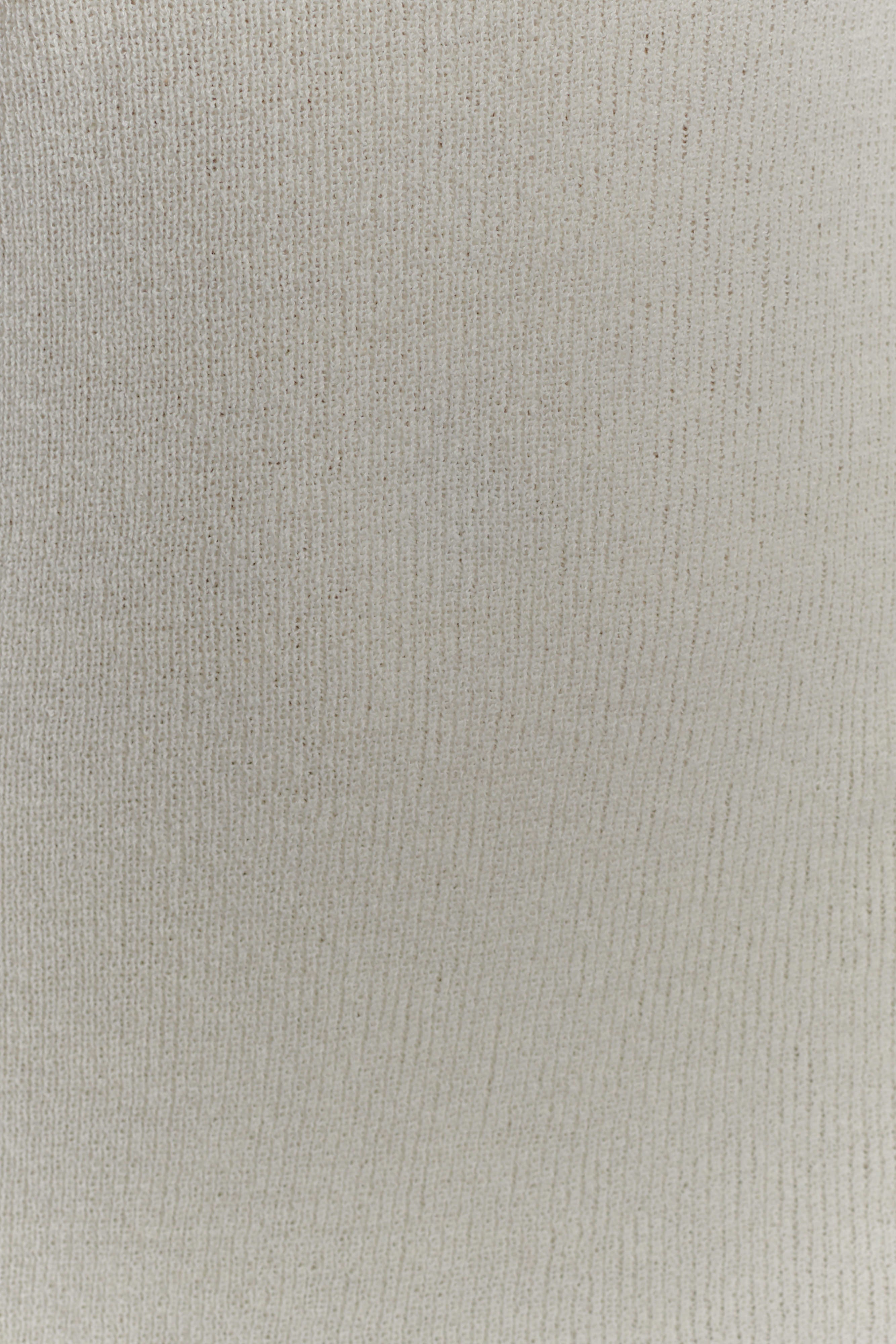 Caprice Halter Knit Mini Dress - White、mySite、solidvoid