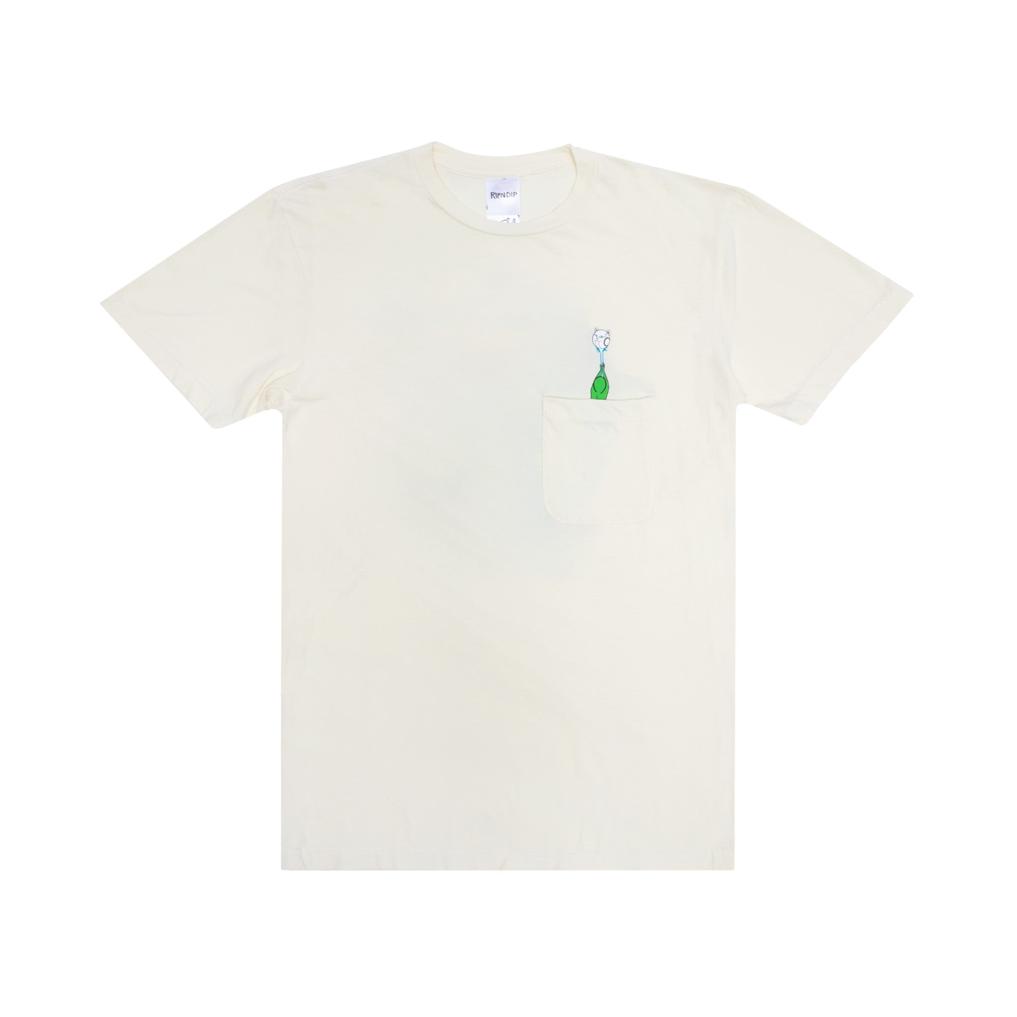  Stripndip Pocket Tee (Natural)、mySite、merchandisen