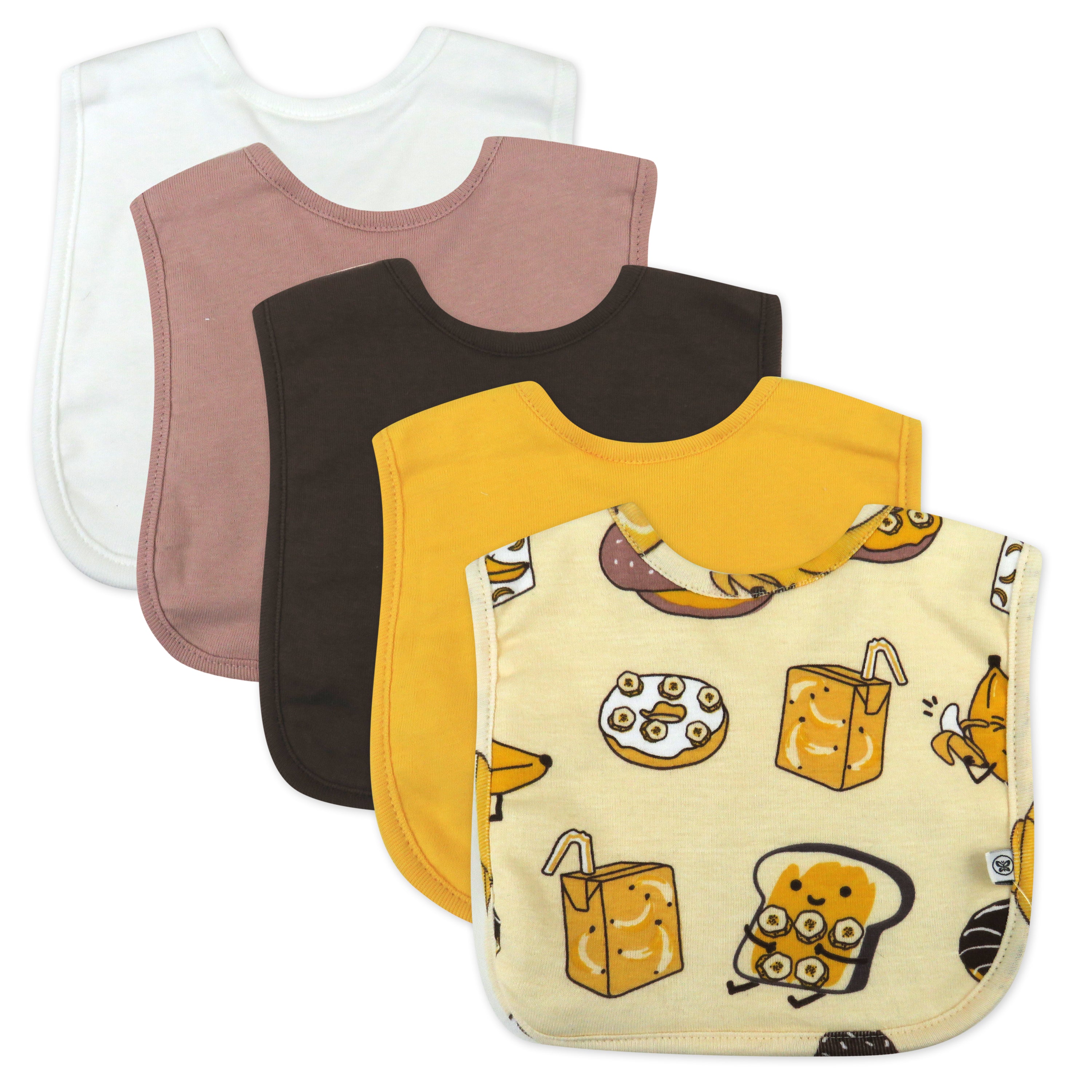  5-Pack Organic Cotton 4 in 1 Reversible Bibs、mySite、layawaytickets