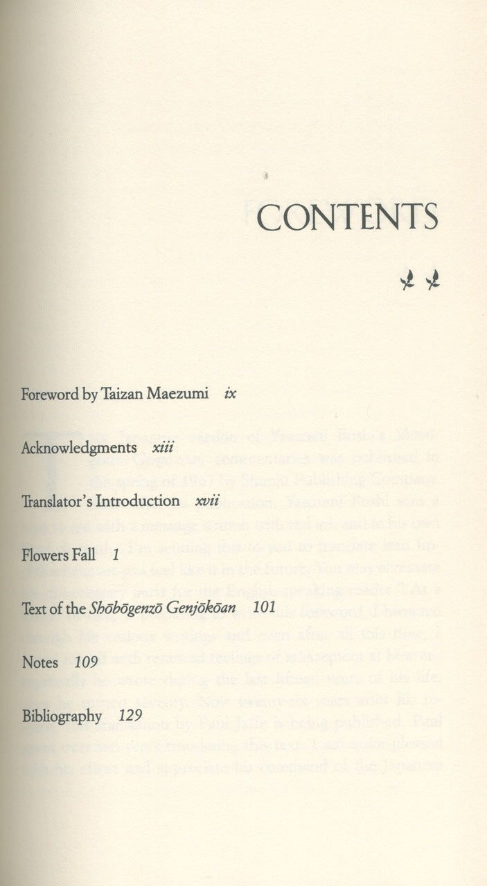 Flowers Fall: A Commentary on Zen Master Dogen's Genjokoan、mySite、topwebapps