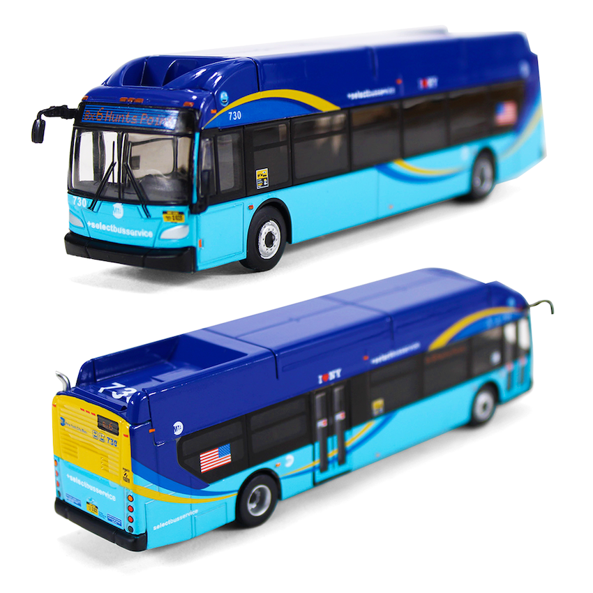 Die-Cast Collectible Select MTA Bus Model (1:87 Scale)、mySite、vikingsvslions