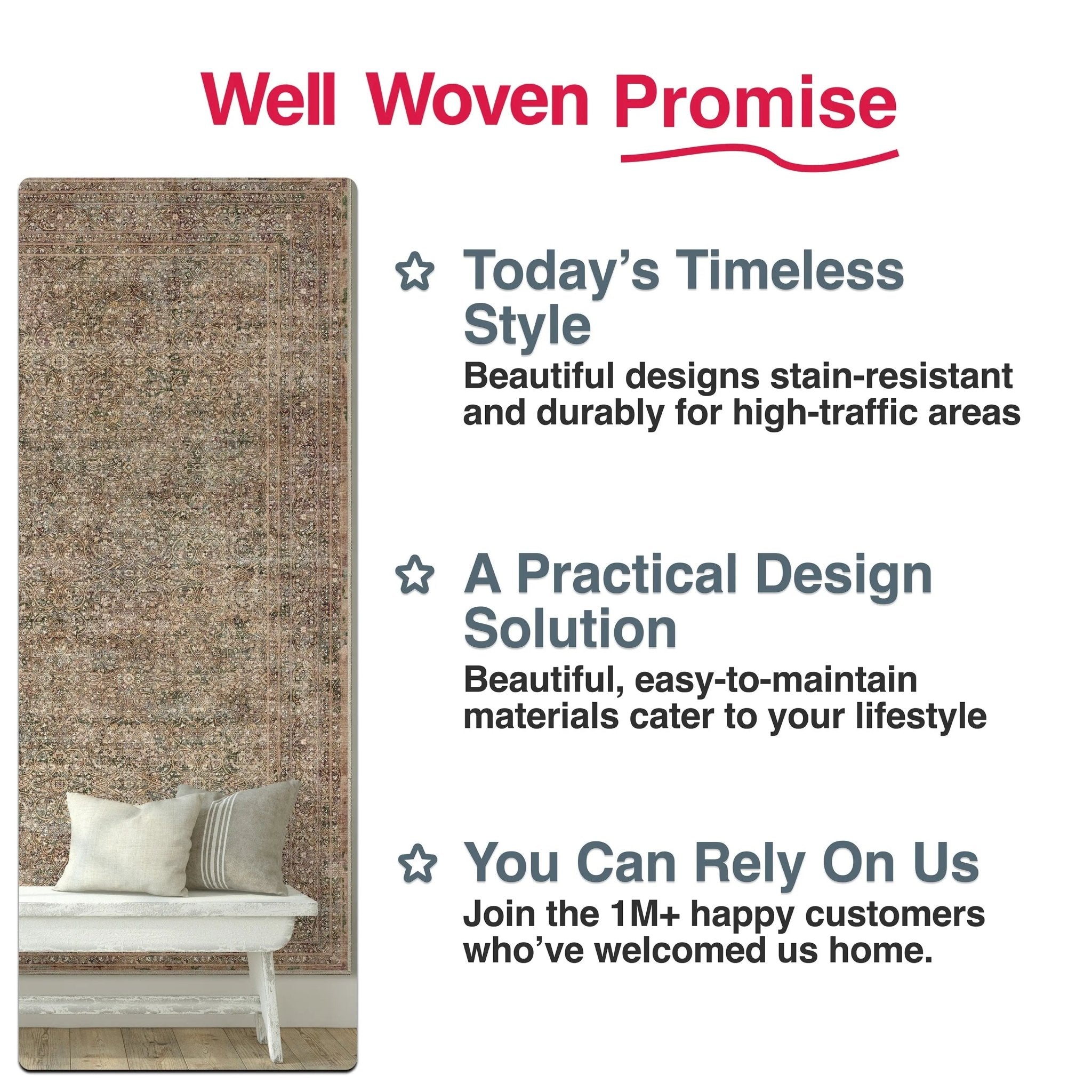 Juliette Vintage Persian Oriental Beige Flat-Weave Rug、mySite、gigharbornorthrealestate