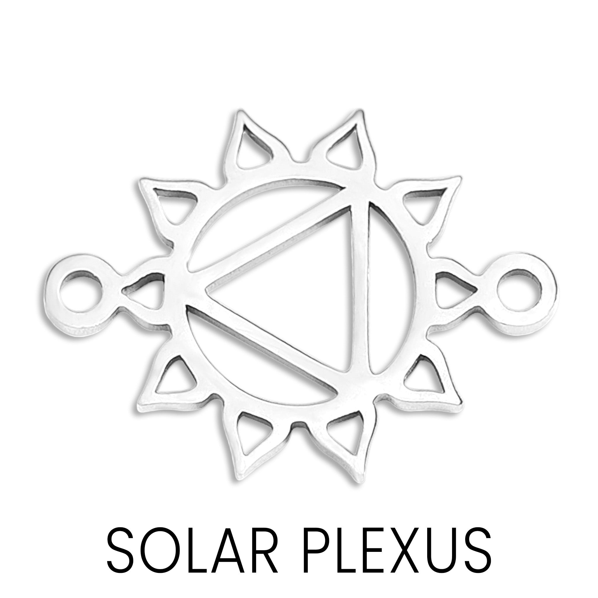 18K Gold Stainless Steel Chakra Connector Charm / PDL0177、mySite、dreamappss