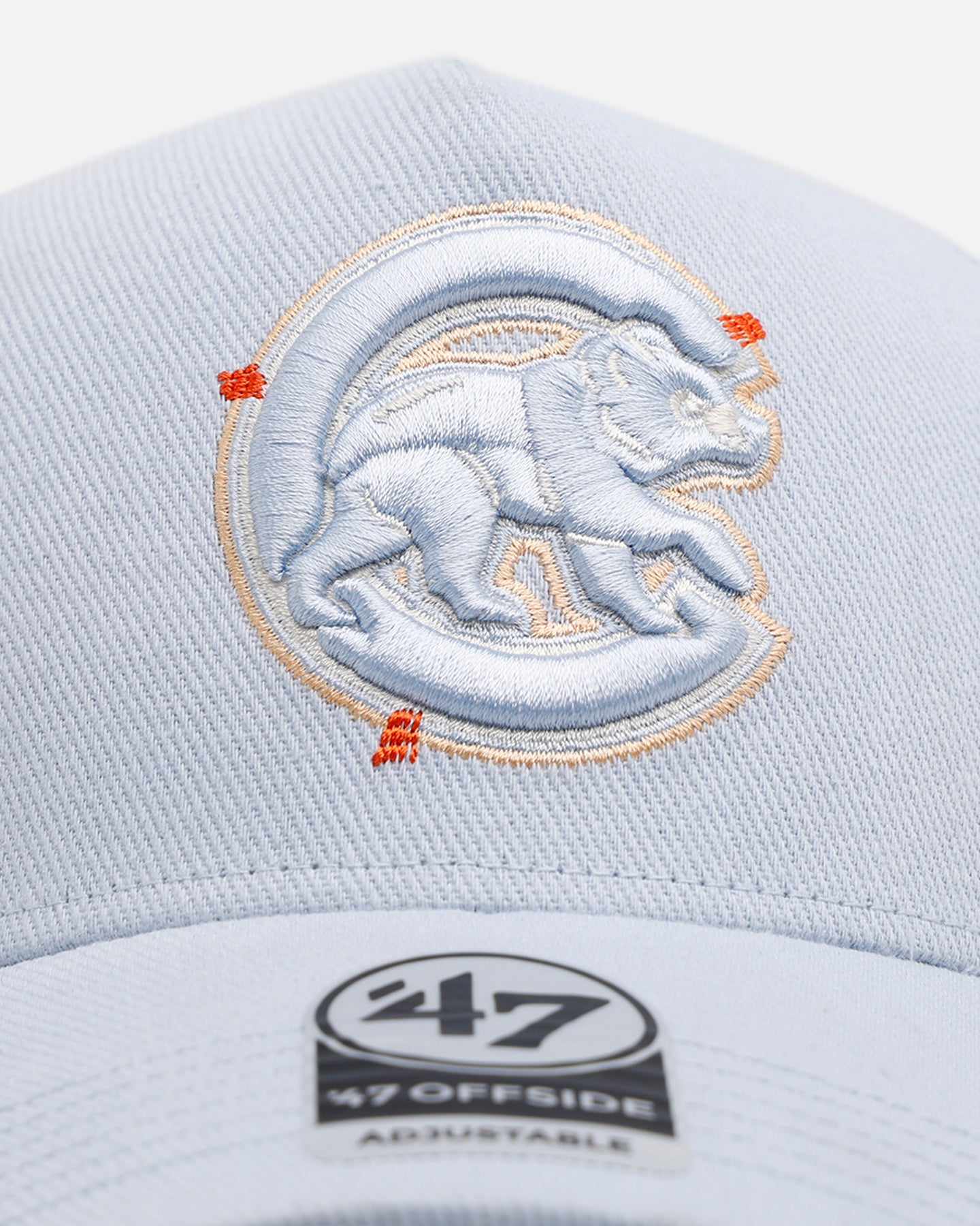 47 Brand Chicago Cubs 'Overstitch' 47 Offside Snapback Light Blue、mySite、zt4zffjzw