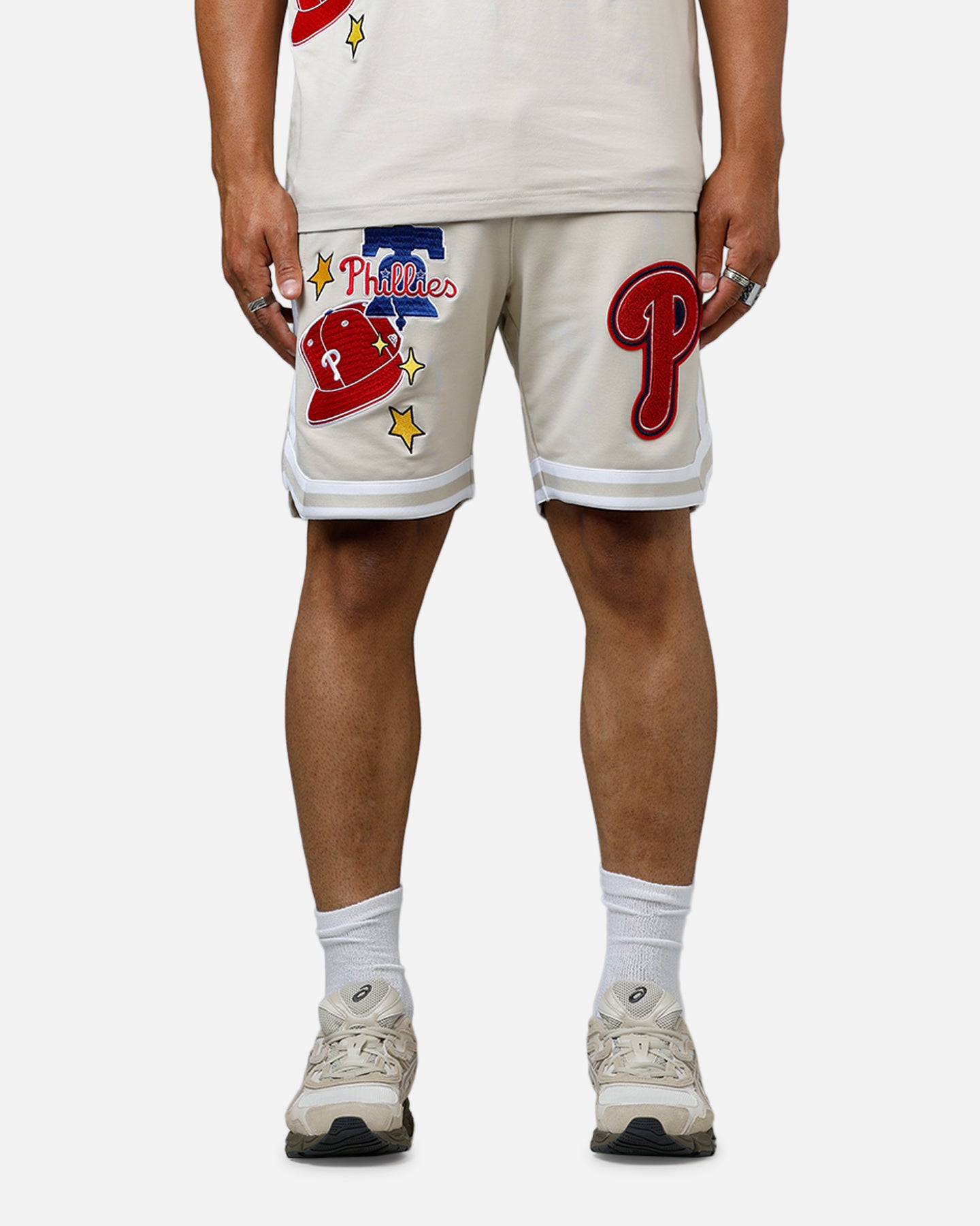 New Era Philadelphia Phillies 'Logo Select' Summer Shorts Stone、mySite、zt4zffjzw