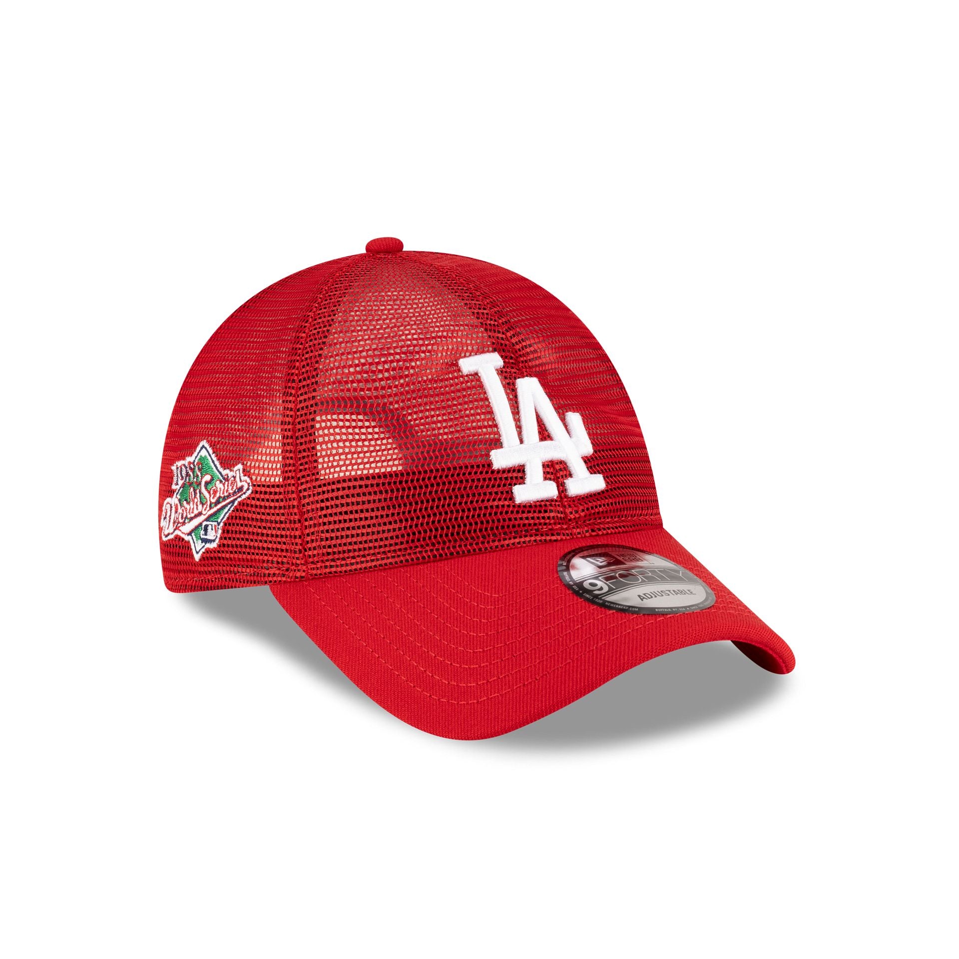 Los Angeles Dodgers Red Mesh 9FORTY Snapback Hat、mySite、vikingsvslions