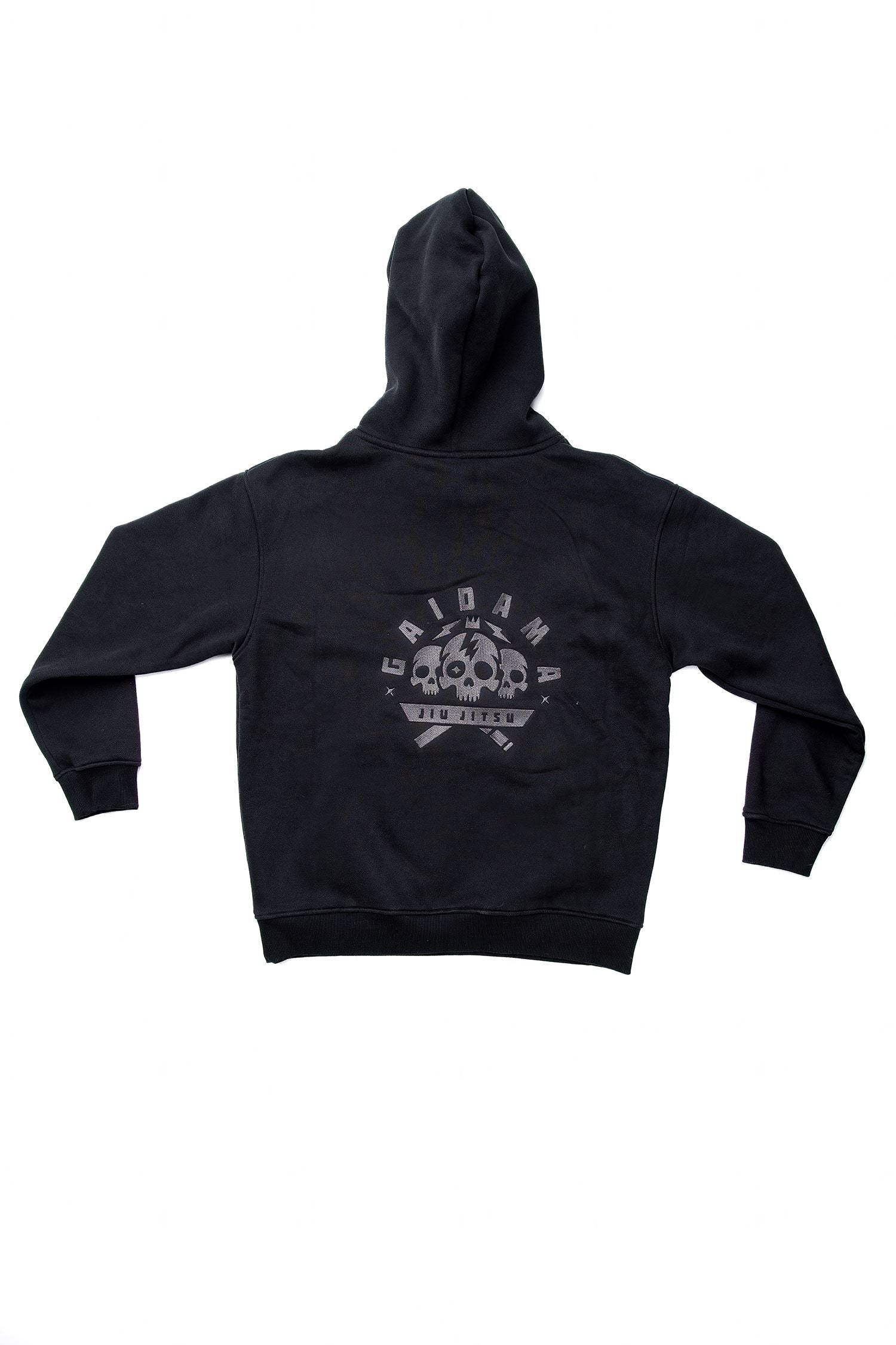 Premium Fleece-Lined Embroidered Skull Logo Hoodie、mySite、gigharbornorthrealestate