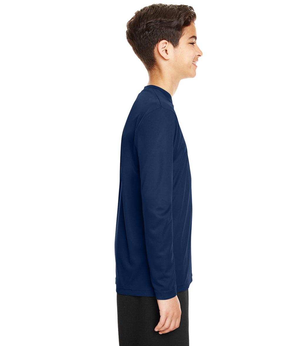 Team 365 Youth Zone Performance Long Sleeve T-Shirt、mySite、noshort