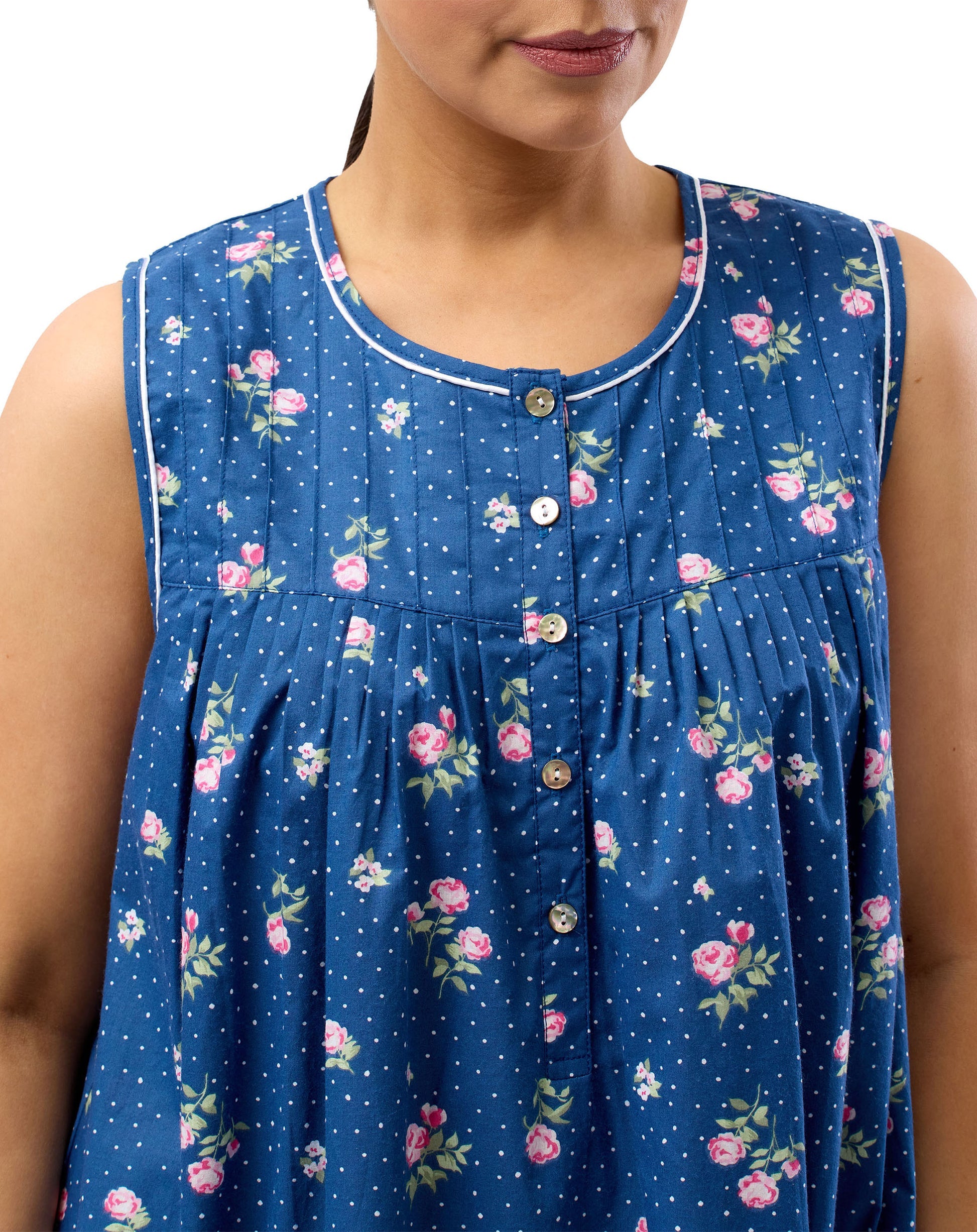  Floral Spot Sleeveless Nightie、mySite、justintrudeaud