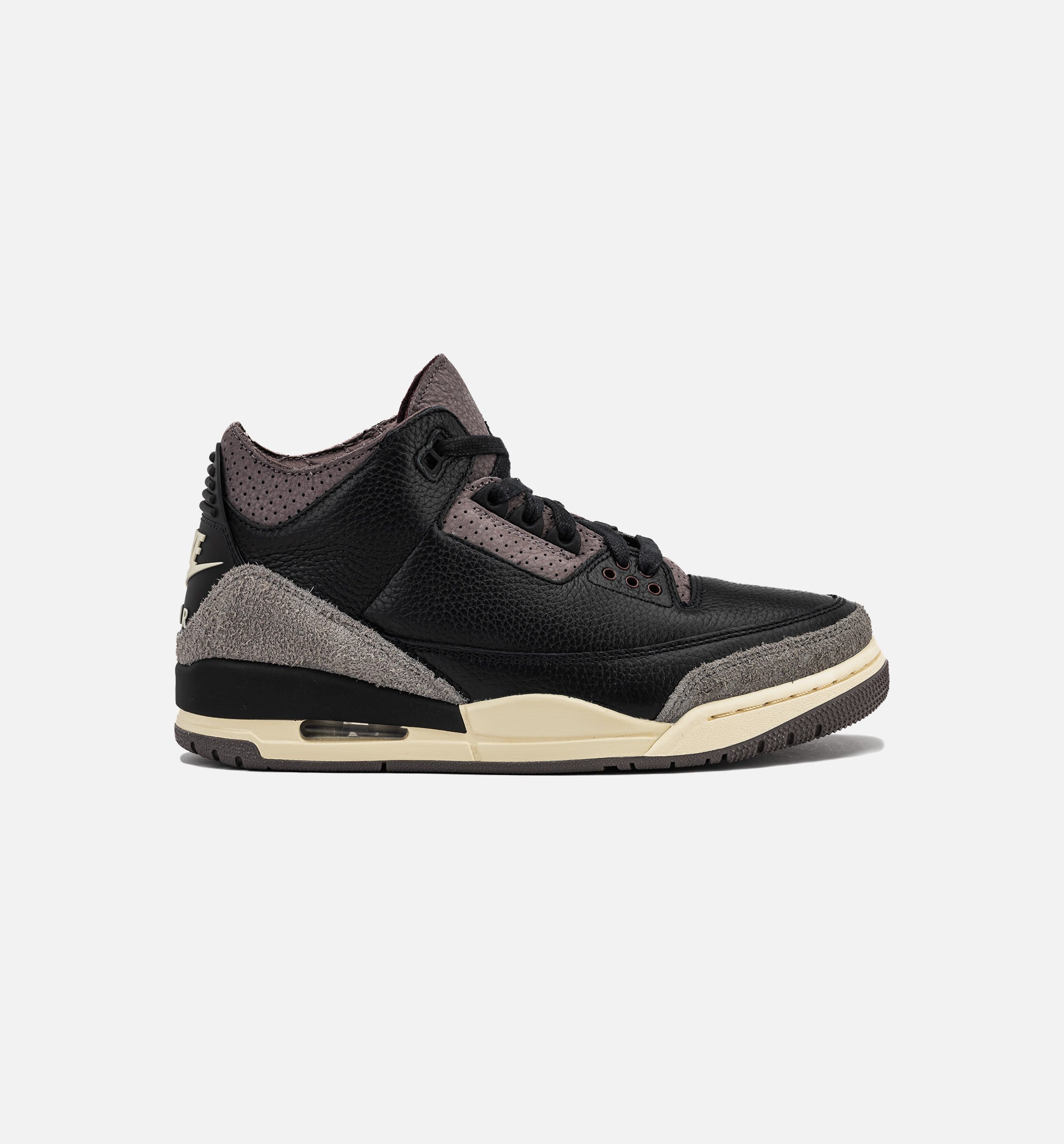 Air Jordan 3 x A Ma Maniére Black and Flat Pewter Womens Lifestyle Shoe - Black/Black/Flat Pewter/Violet Ore Limit One Per Customer、mySite、dreamappss
