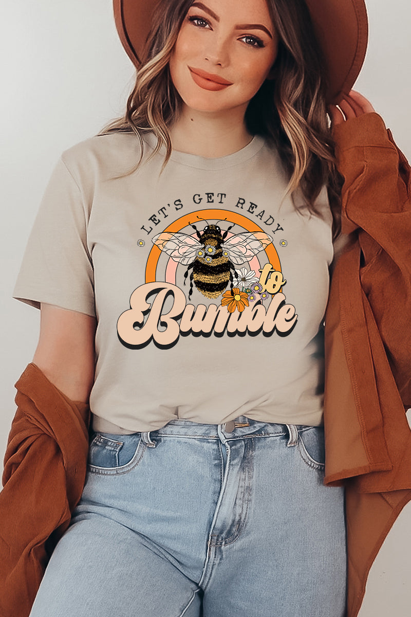 Let's Get Ready To Bumble T-shirt、mySite、camillekostekn