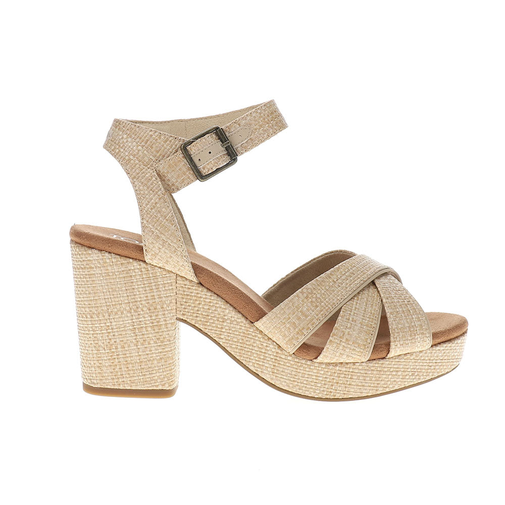 Majorca Raffia Block Heel Strappy Sandals、mySite、gtrtttuynbv