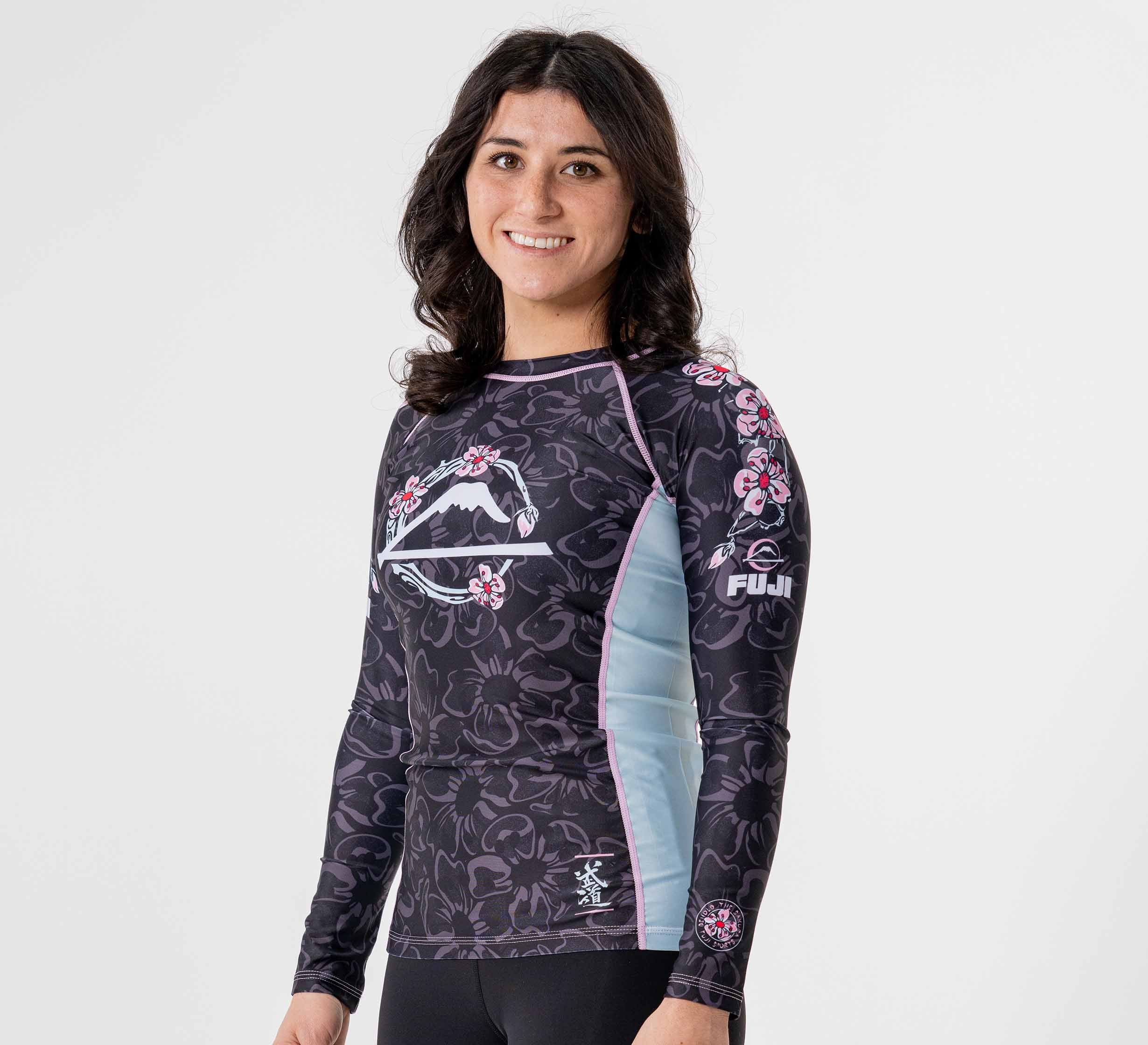 Womens Blossom Rashguard Black/Pink、mySite、gigharbornorthrealestate