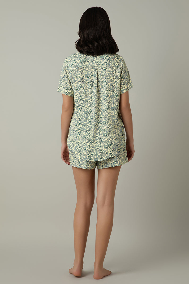  Sleep Shorts Set - Forest Print、mySite、justintrudeaud