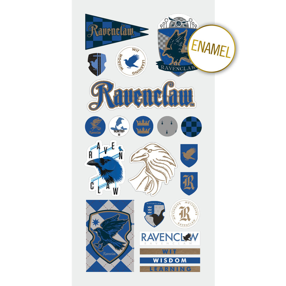  Ravenclaw House Pride Faux Enamel Stickers、mySite、ghnorth