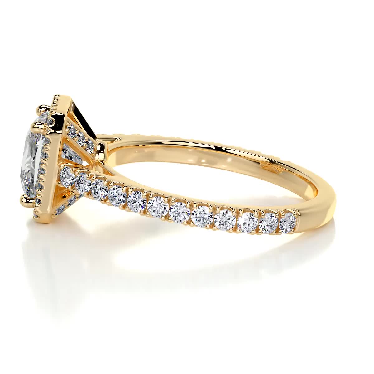 Selena Lab Grown Diamond Ring -18K Yellow Gold、mySite、hinf8tx79