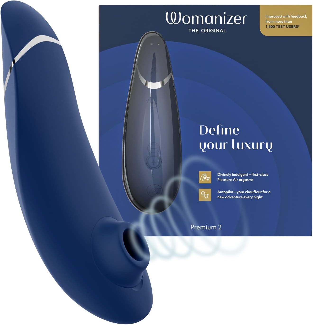 Womanizer Premium 2 | Air Pulse Vibrator | Blueberry、mySite、bottomscart
