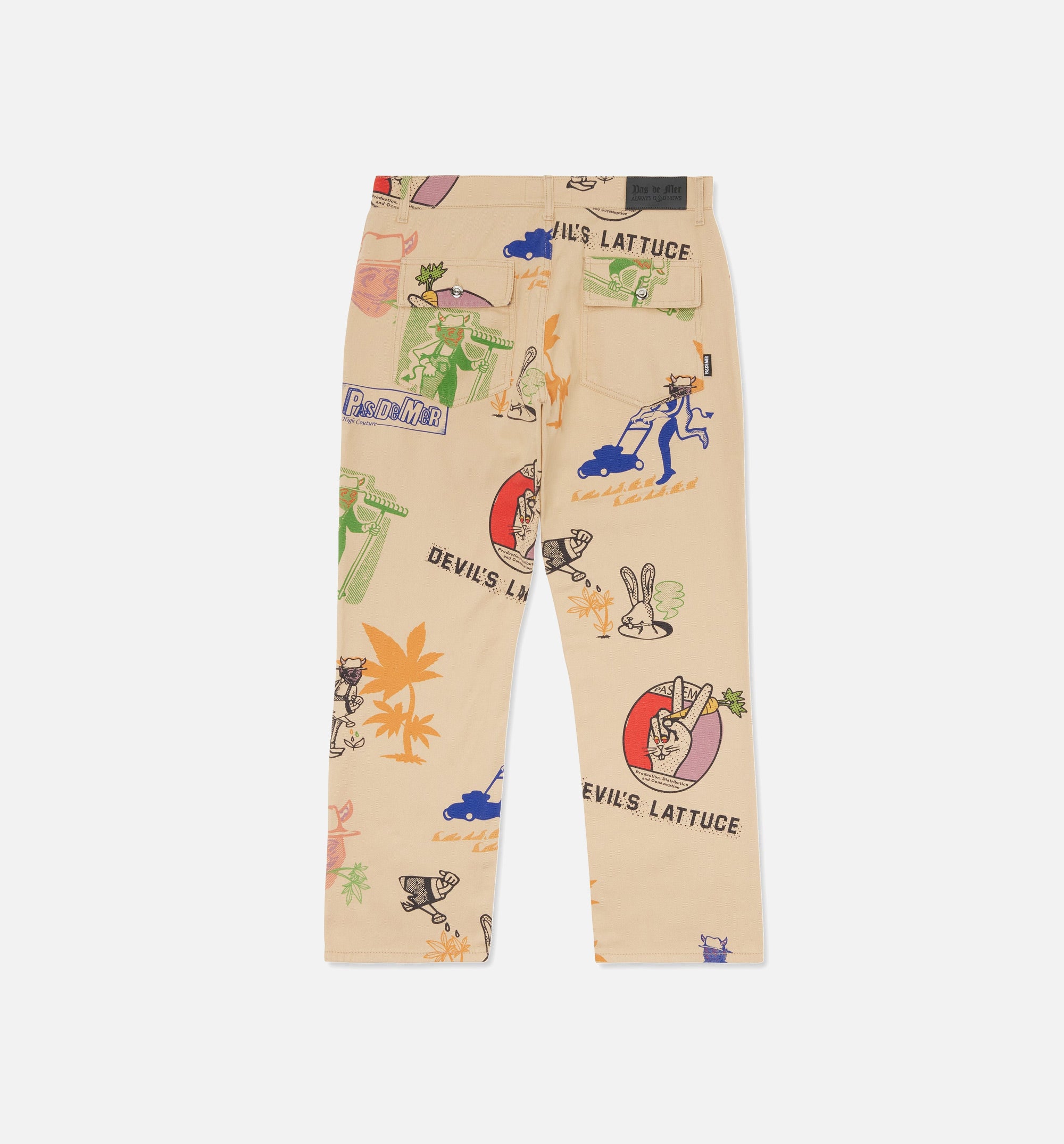 Hard Times Devil's Lattuce Mens Pants - Beige、mySite、dreamappss