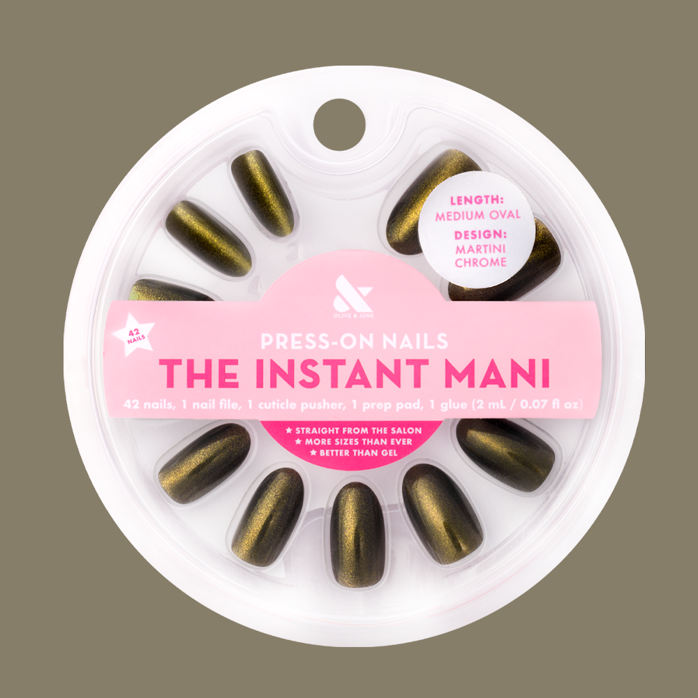 Martini Chrome - Press-On | Medium | Oval、mySite、solidvoid