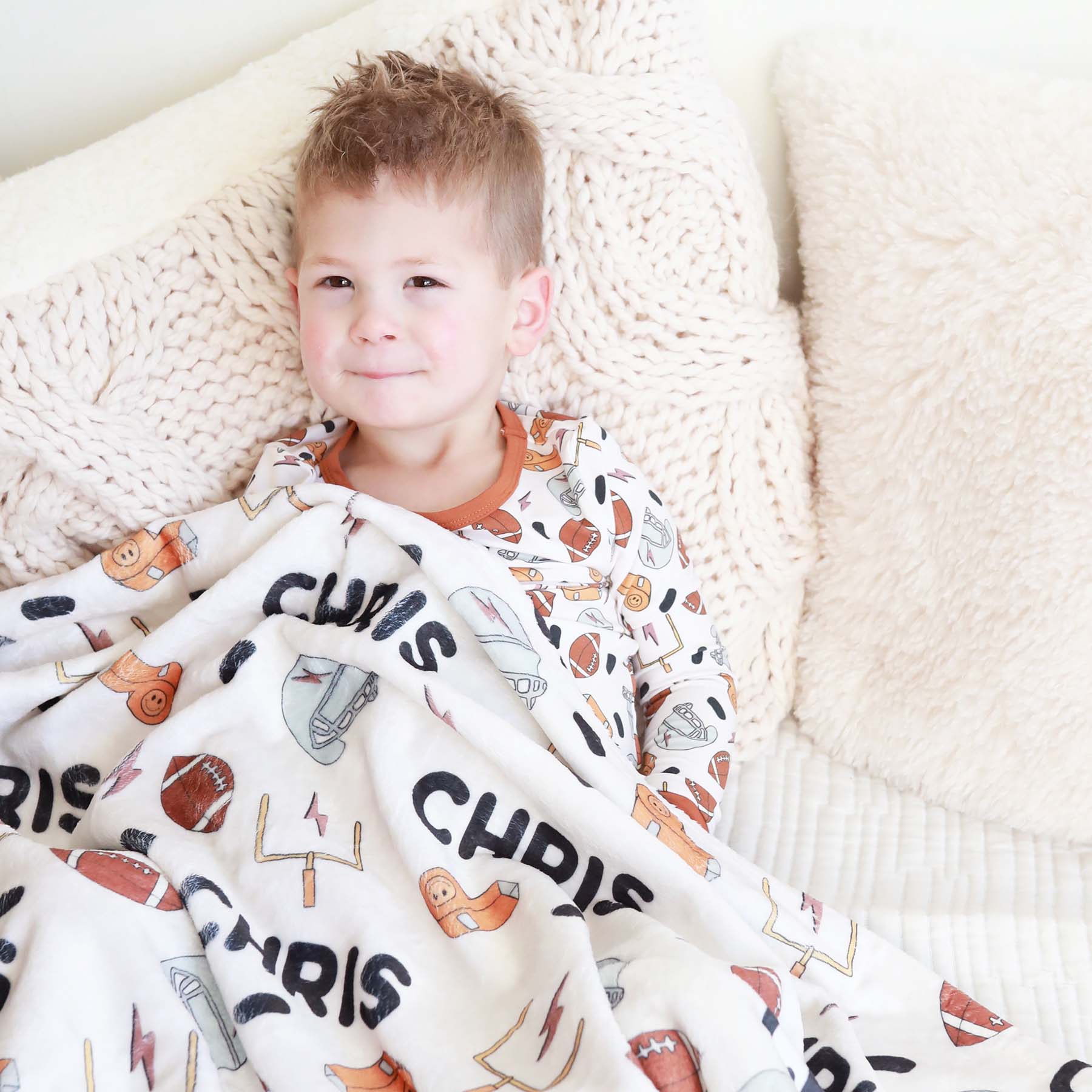  Game Day Personalized Kids Blanket、mySite、layawaytickets