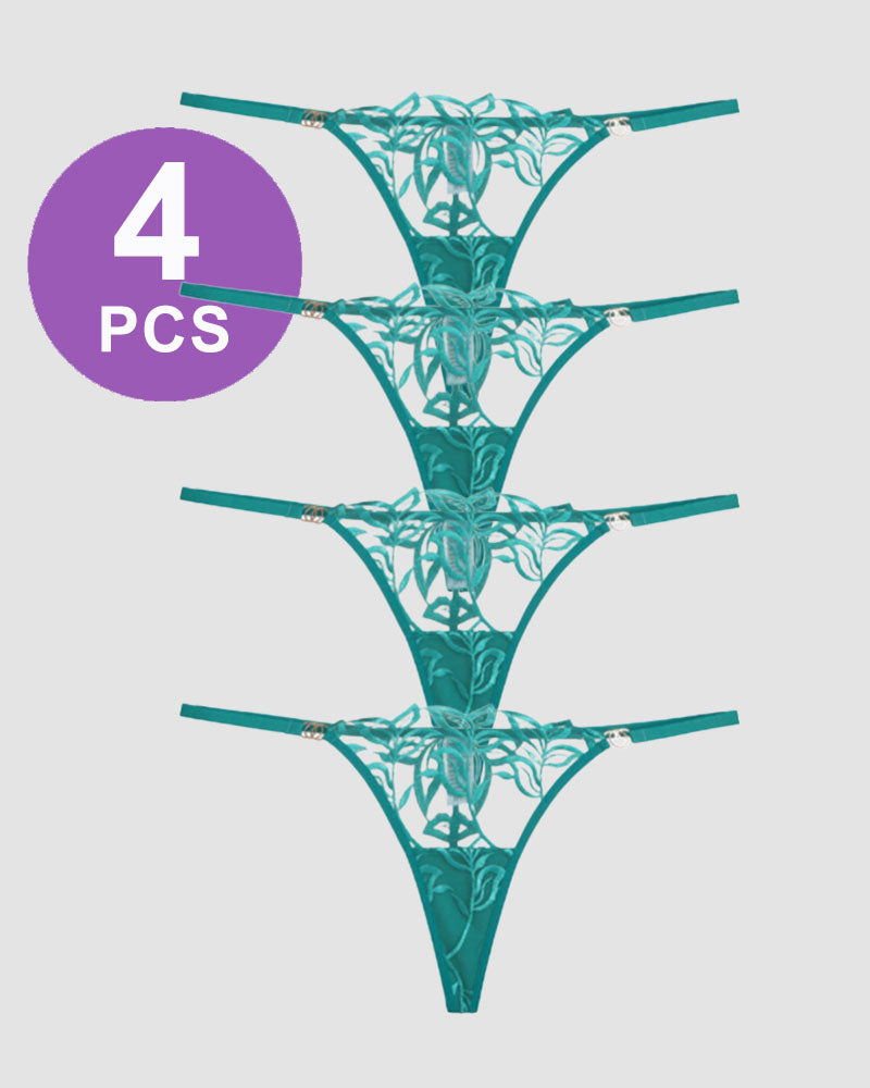 Embroidered Lace Thong Panty Set、mySite、bengalsvssteelers