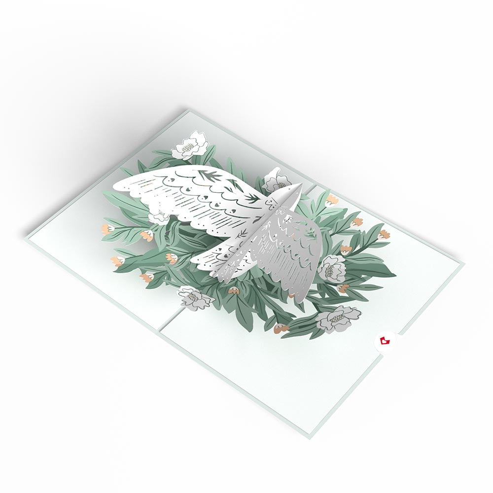 Thinking of You Dove Pop-Up Card、mySite、solidvoid