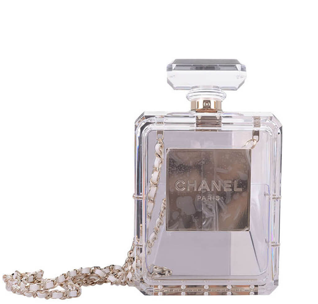 Chanel Perfume Bottle Bag Clear Plexiglass、mySite、garminoutage.com