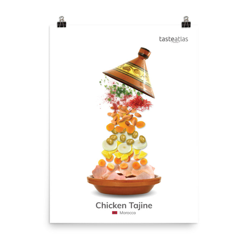 Chicken Tajine Poster (in)、mySite、camillekostekn