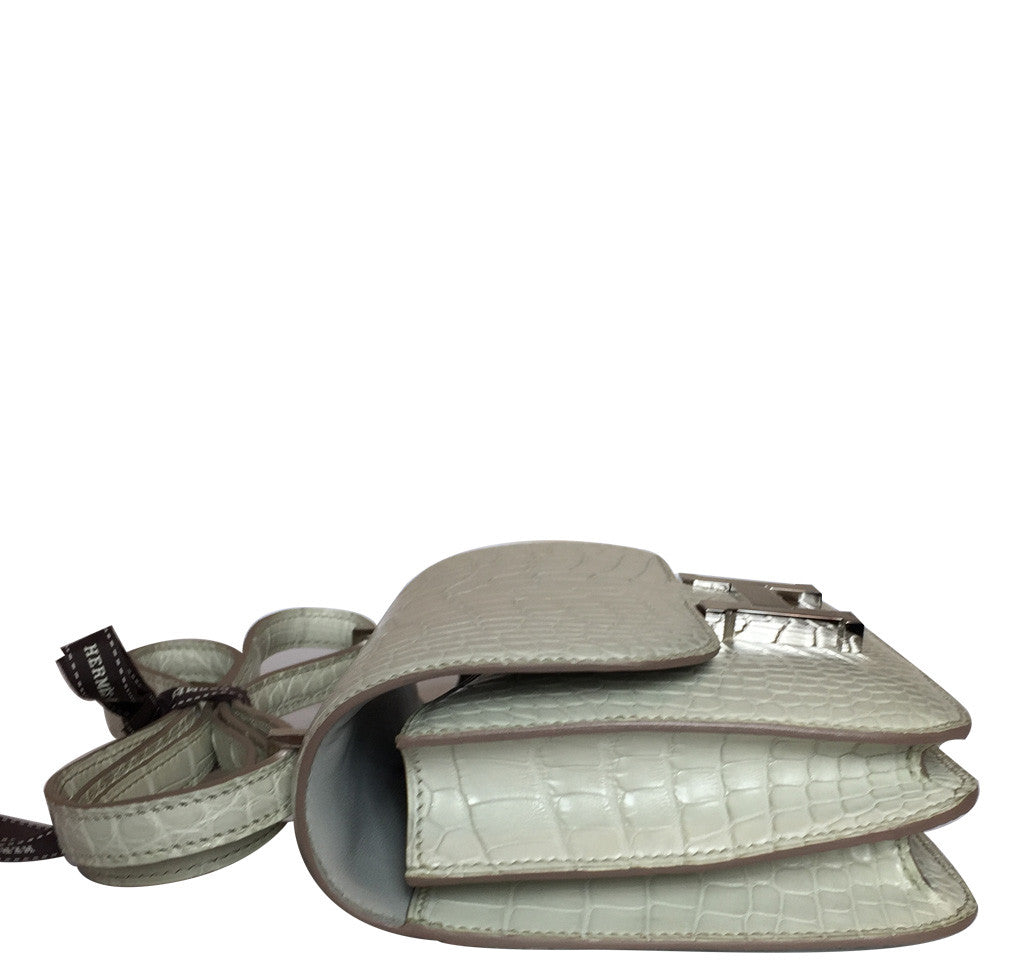 Hermes Constance 18 Bag Beton Alligator PHW、mySite、garminoutage.com