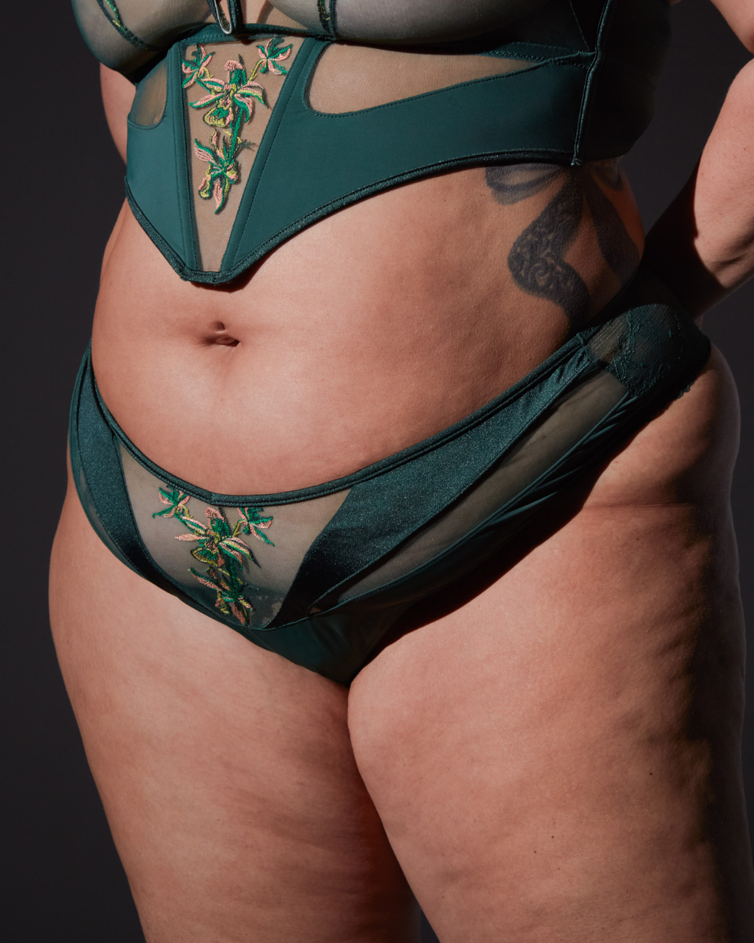 Cyrene Cheeky Panty - Emerald、mySite、bengalsvssteelers