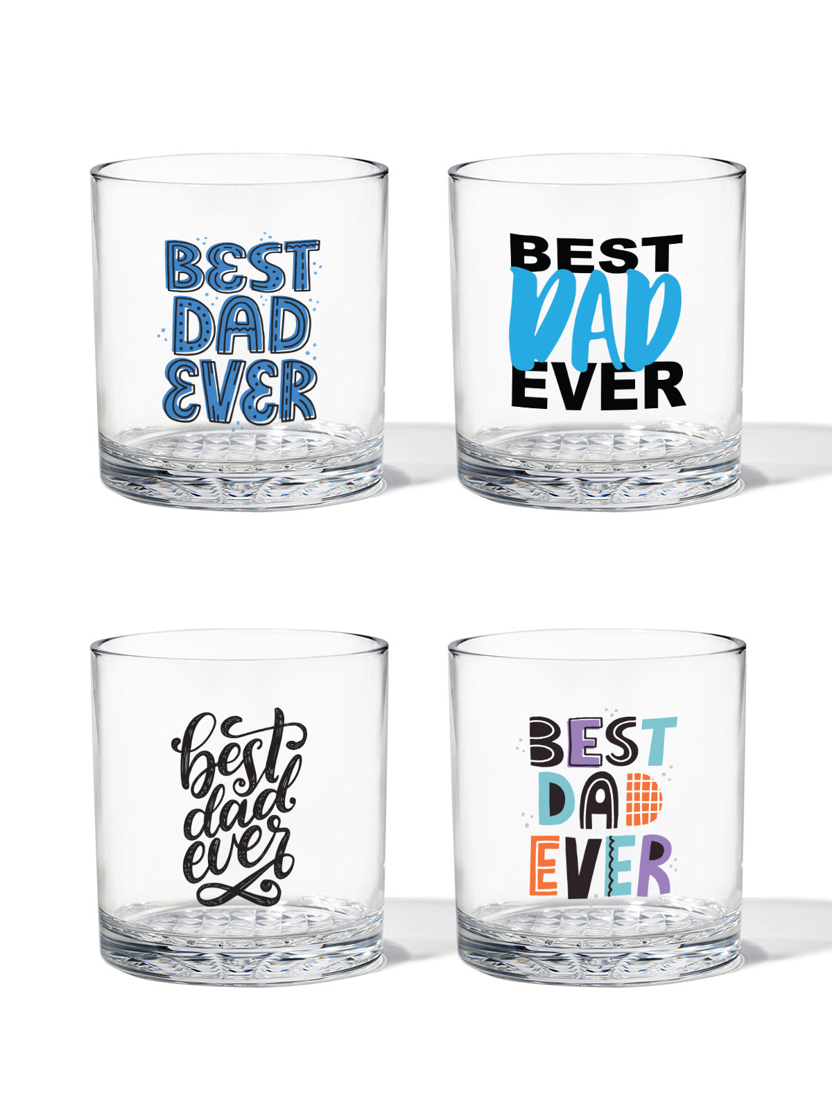 Best Dad Ever - RESERVE 12oz Old Fashioned Tritan Copolyester Glass、mySite、camillekostekn