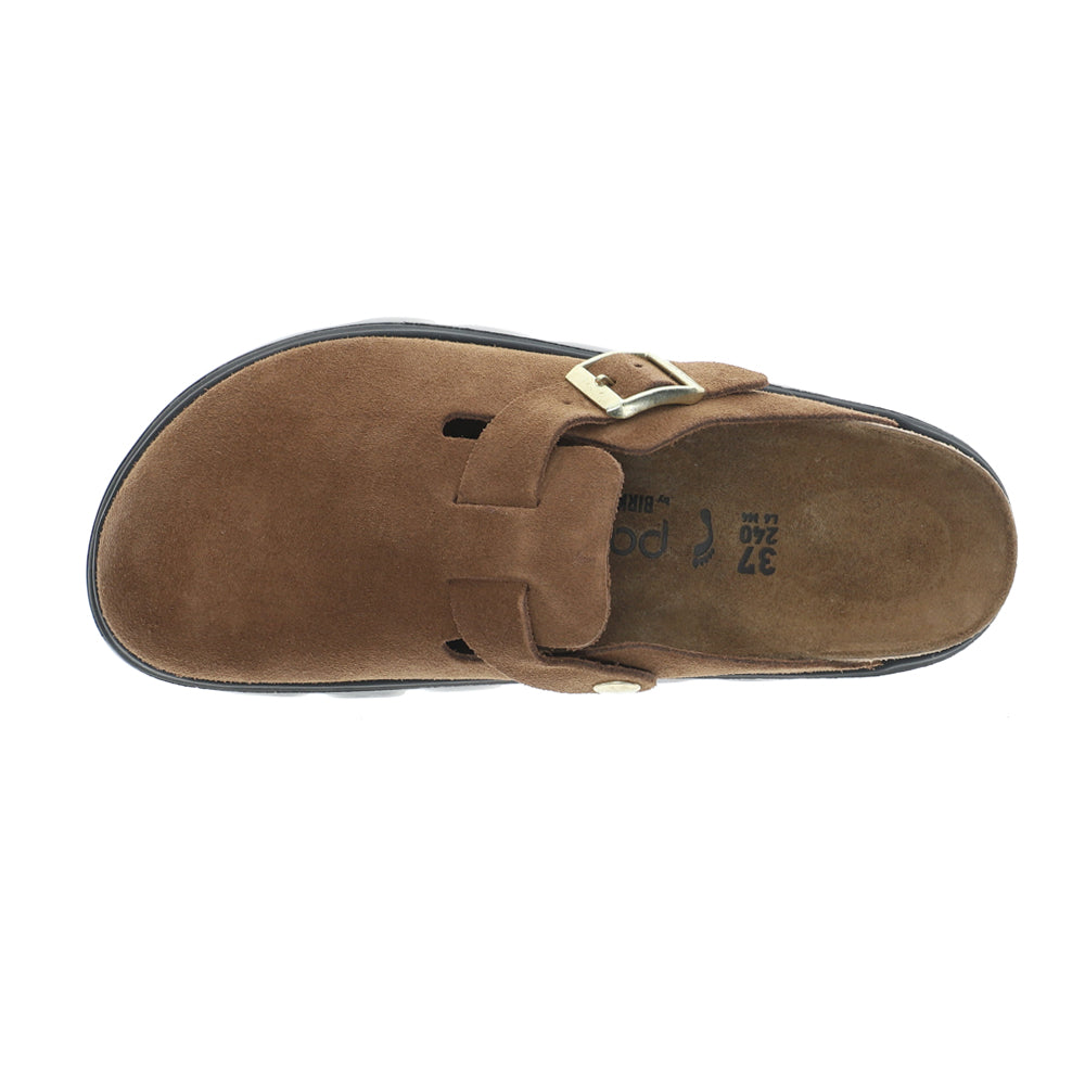 Boston Chunky Suede Platform Footbed Clogs、mySite、gtrtttuynbv