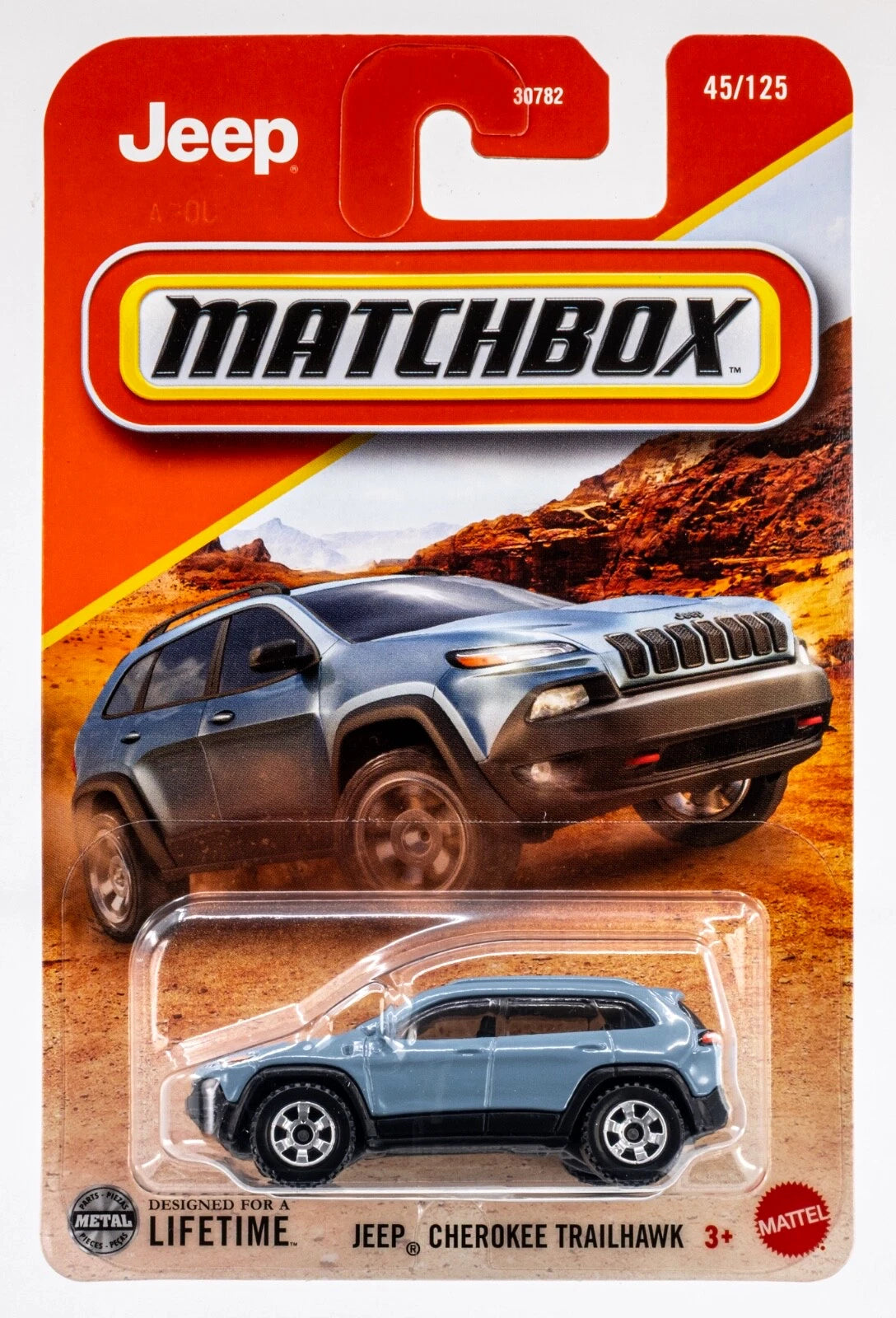 Jeep Cherokee Trailhawk #45 * Light Blue * 2025 Matchbox Basic Case F、mySite、hgirdovlk