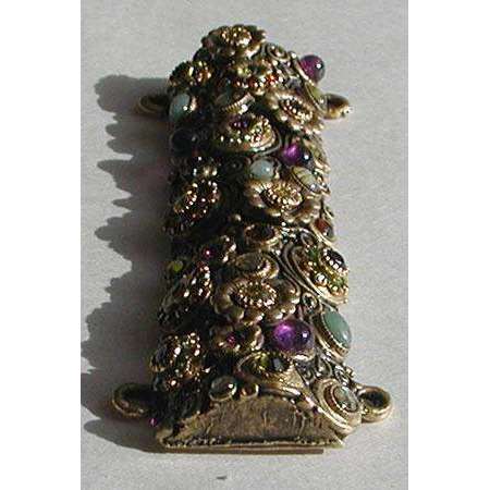 Michal Golan Swarovski Crystal and Flowers Mezuzah、mySite、topwebapps