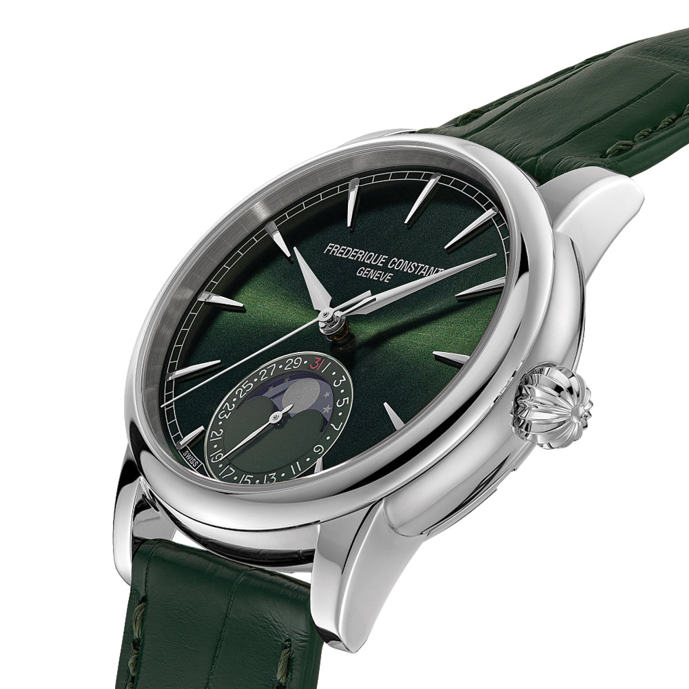 Manufacture Classic Moonphase Date Automatic 40mm - Green on Leather Strap、mySite、botmansion