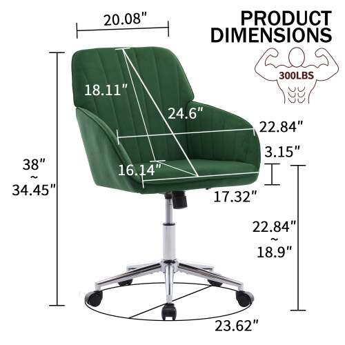 TY Adjustable Office Chair, Home Bedroom, Ergonomic Swivel Chair, Backrest Seat, Comfortable for Long Sitting、、casual