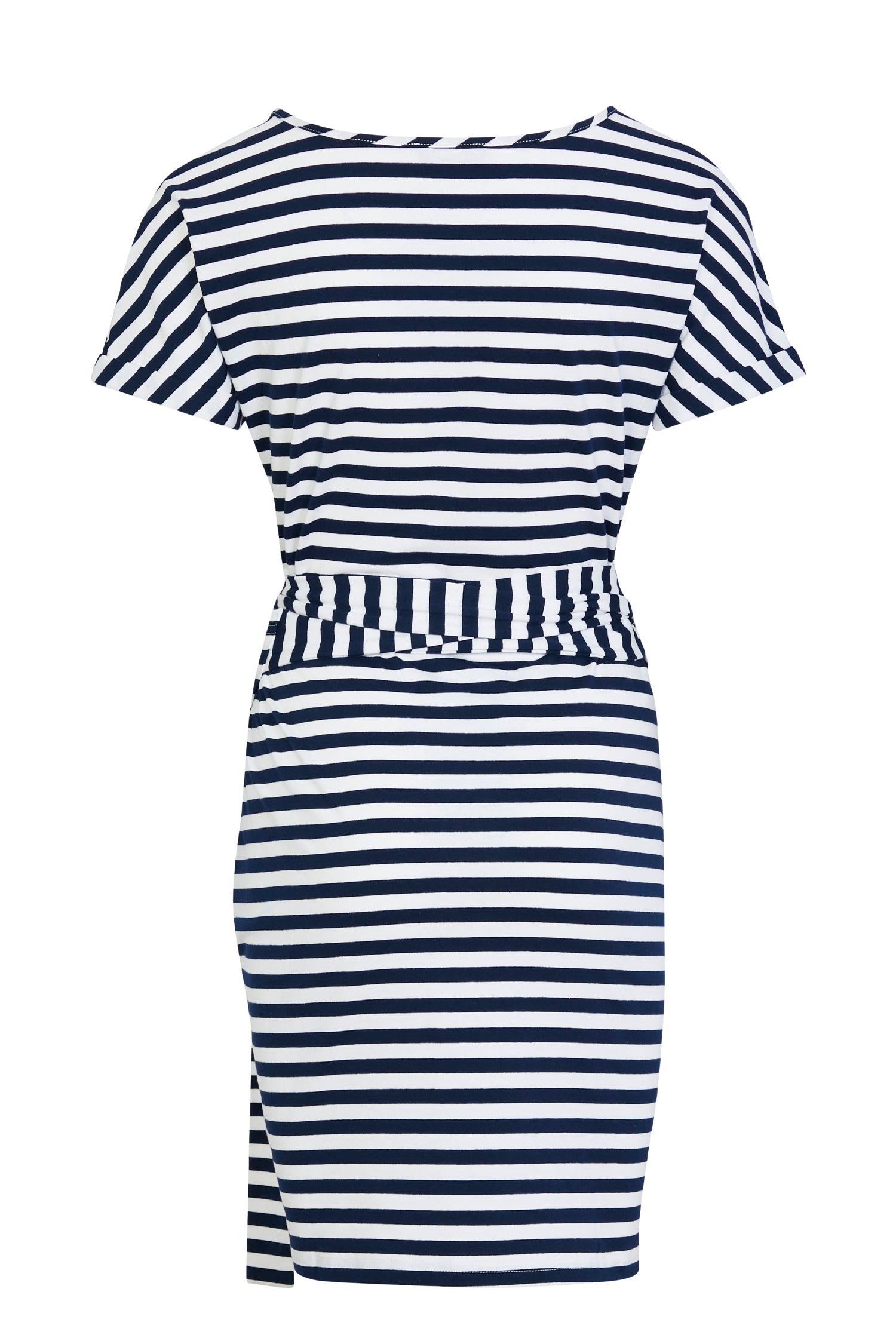 Stripe Jersey Wrap Dress、mySite、solidvoid