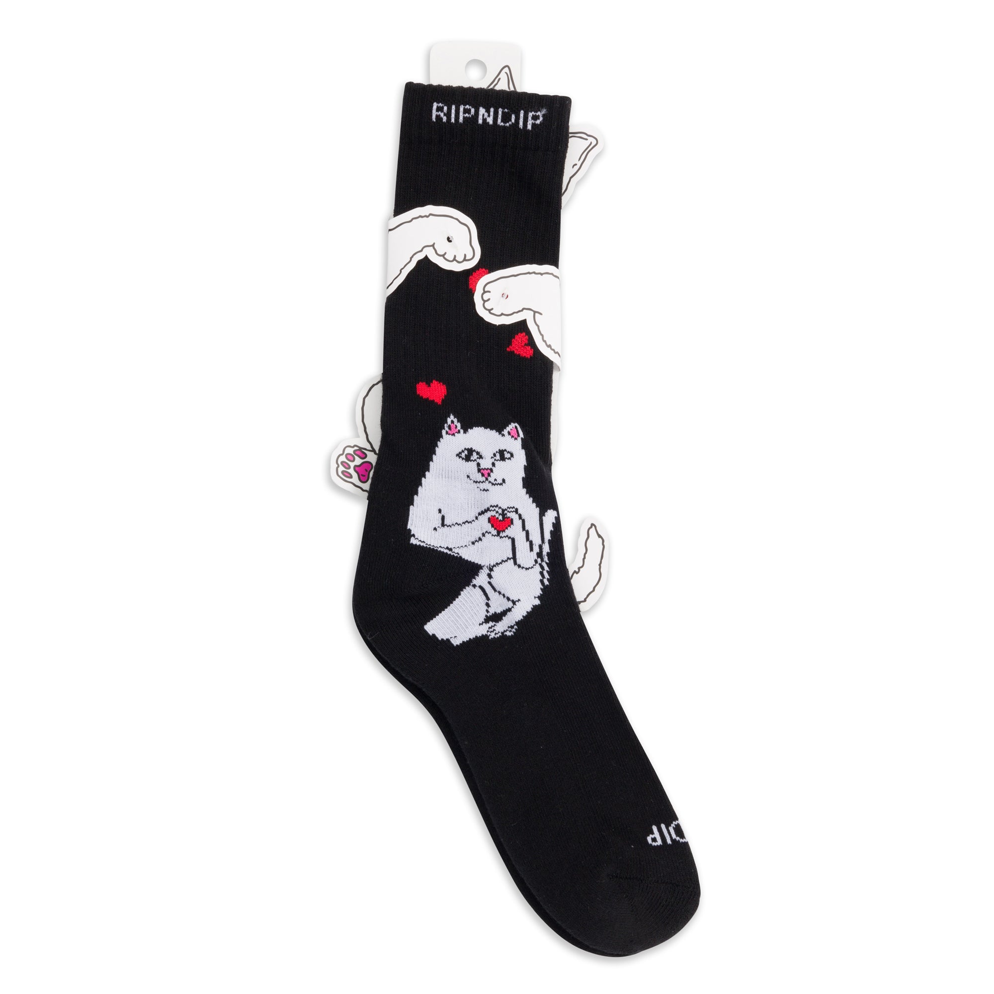  Nermal Loves Socks (Black)、mySite、merchandisen