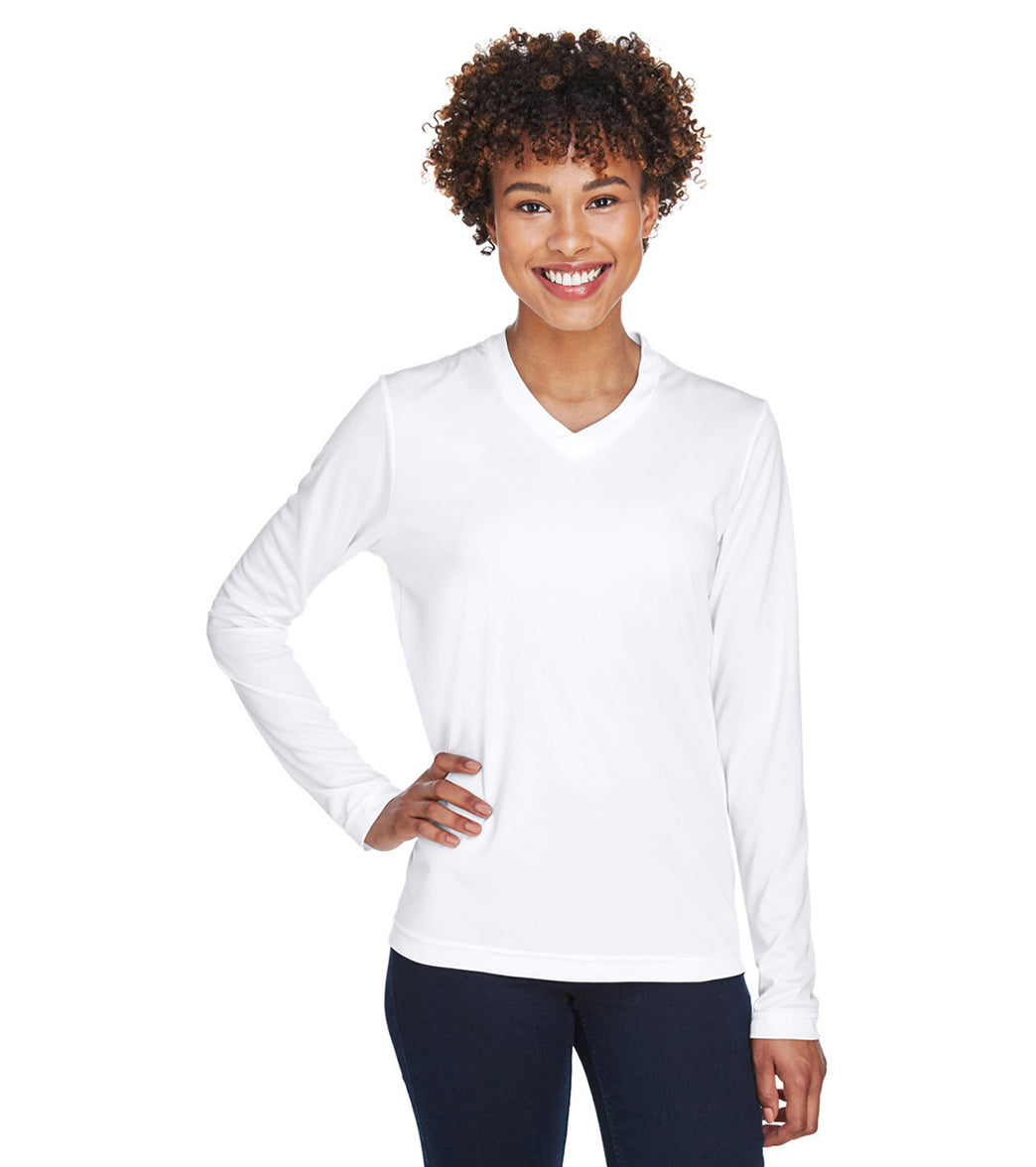 Team 365 Women's Zone Performance Long Sleeve T-Shirt、mySite、noshort