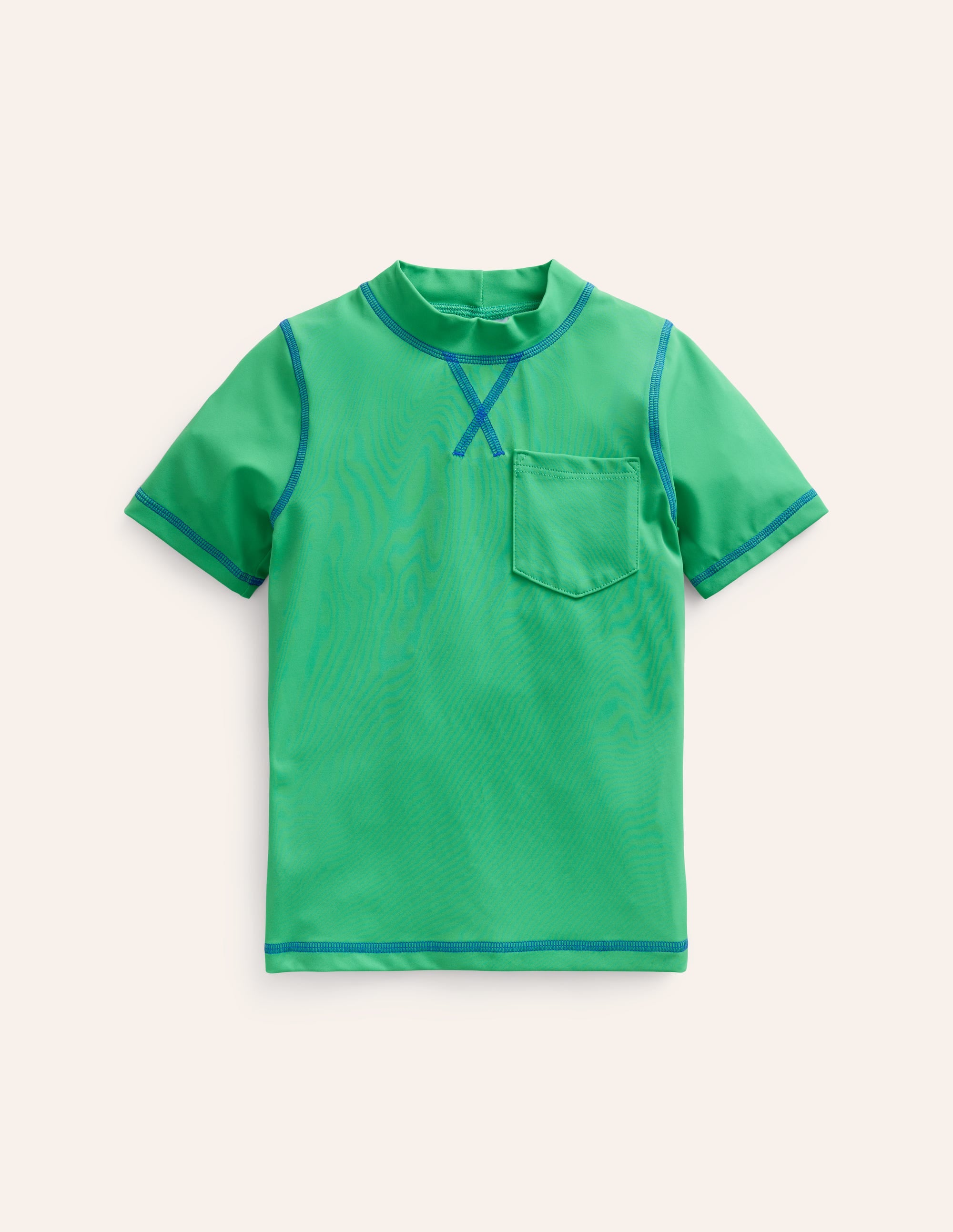  Short Sleeve Rash Vest-Pea Green、mySite、ashleygrahame