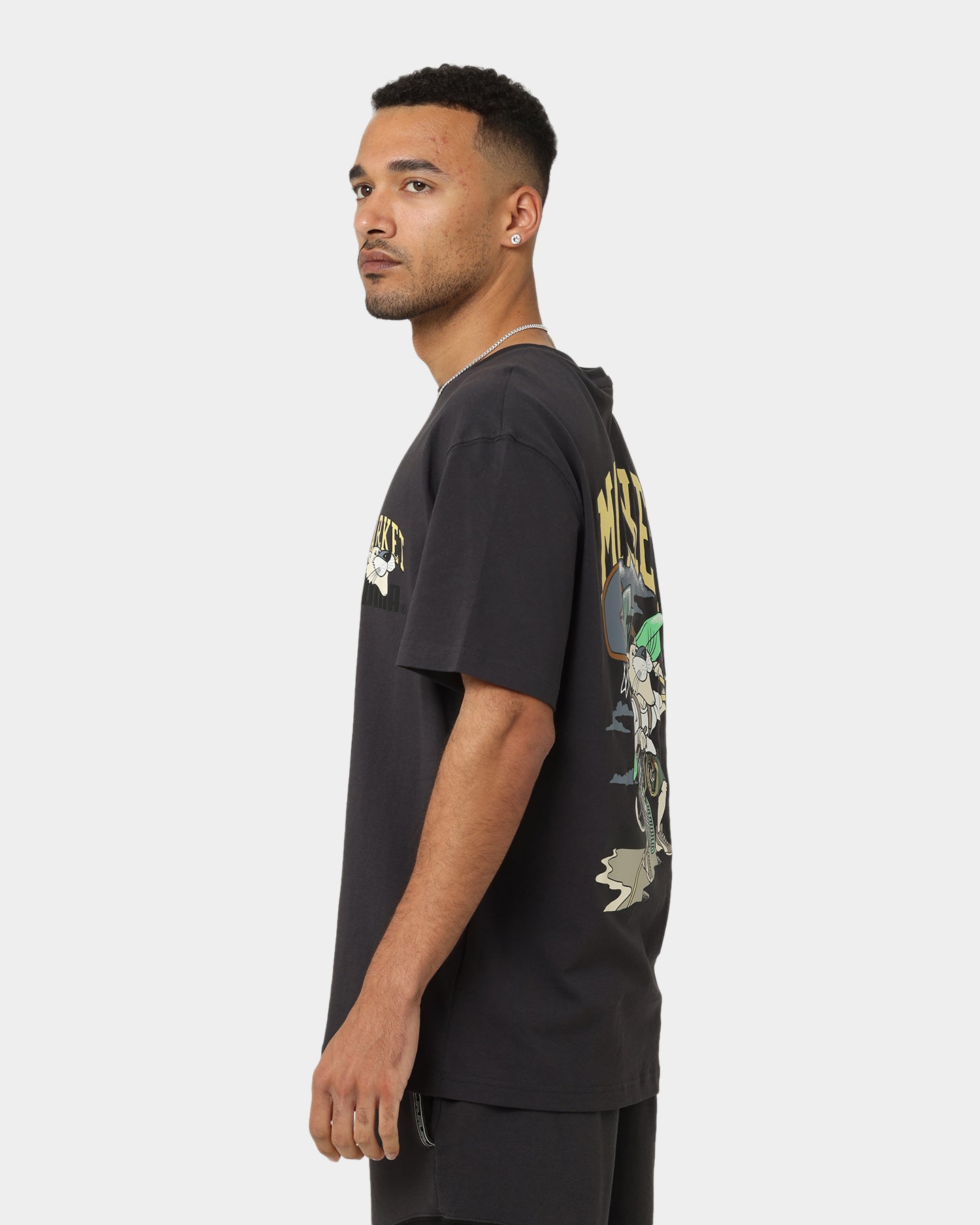 Puma X Market Graphic T-Shirt Puma Black、mySite、zt4zffjzw