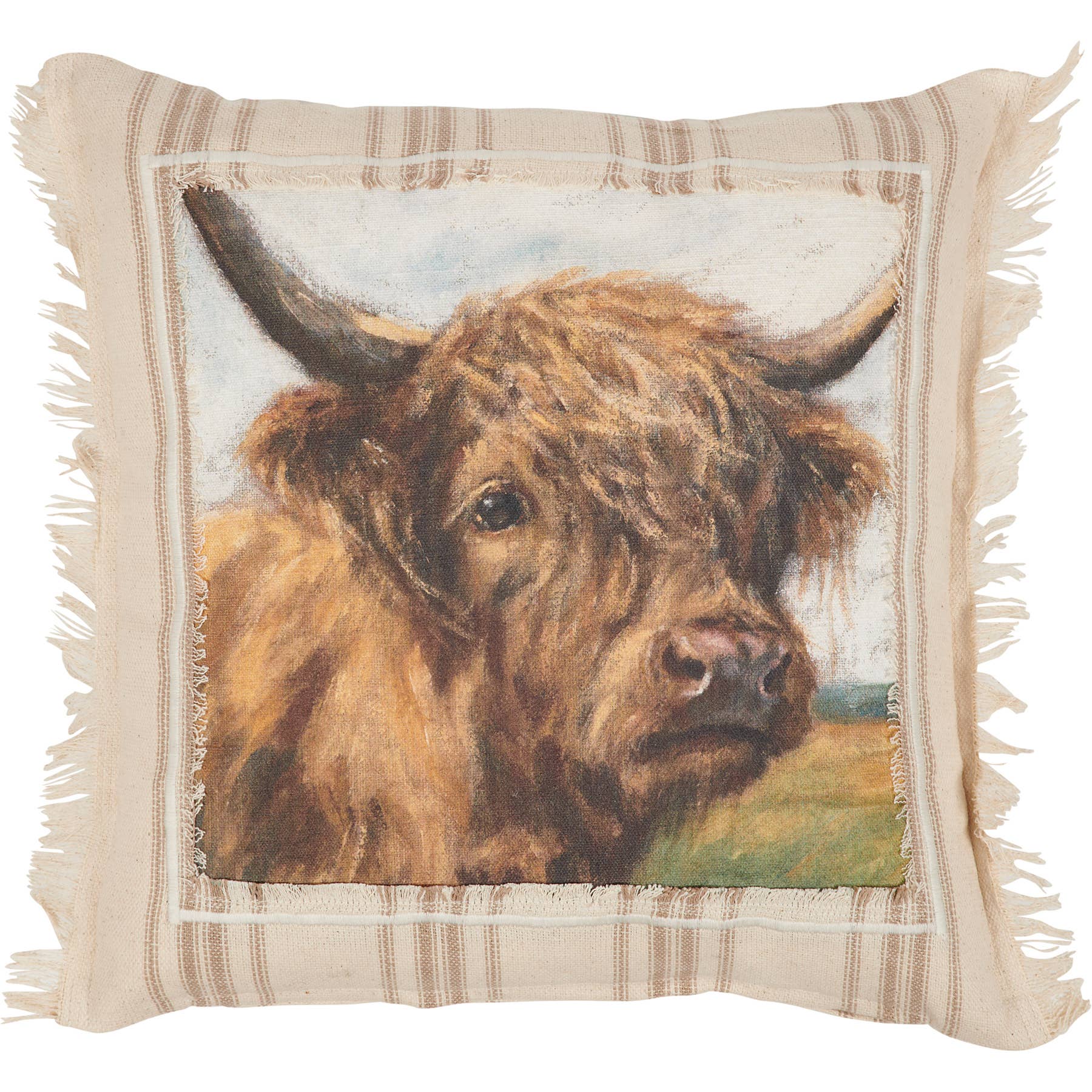 Highland Cow Pillow-Primitives by Kathy、mySite、g9winljtr