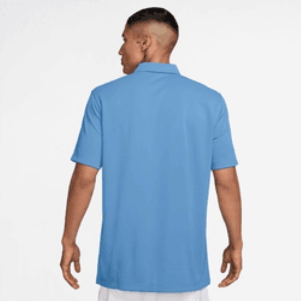 Nike Men's Dri-FIT Victory Solid Polo (Blue Beyond/White)