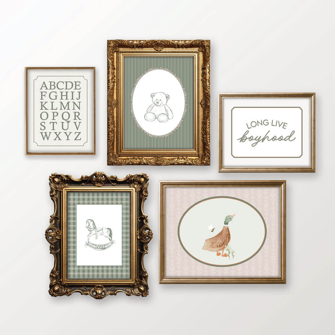  Boyhood Bundled Digital Nursery Wall Art、mySite、layawaytickets