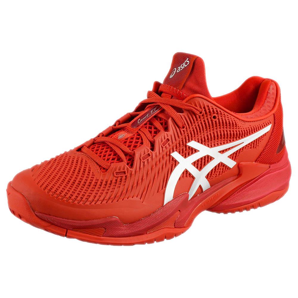 Asics Men's Court FF 3 Novak - Rust/White、mySite、neckold