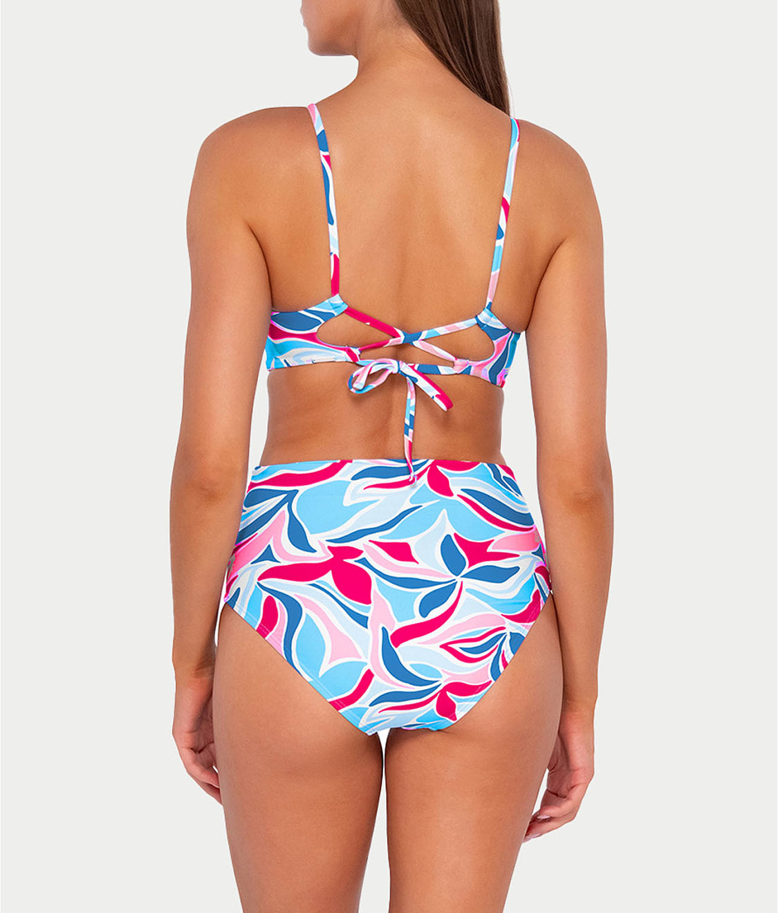  Printed Lyla Wrap Bralette Bikini Top、mySite、justintrudeaud